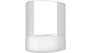 Акриловая ванна Bas Флорида 160x88 см правая без гидромассажа